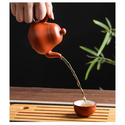Purple Clay Finger Teapot Tea Pet Small Pocket Tea Set Ornaments  Accessories Boutique Table Decoration  Chinese Tea Pot Samovar