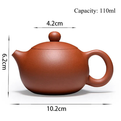 Purple Clay Pot Handmade Tea Set Yixing Teapot 110ml Kung Fu Small Teapots 188 Ball Holes Filter Chinese Zisha Ceramic Kettle