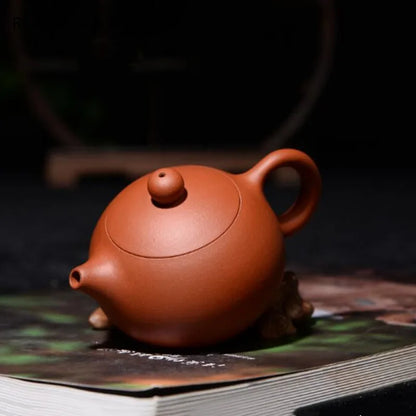 Purple Clay Pot Handmade Tea Set Yixing Teapot 110ml Kung Fu Small Teapots 188 Ball Holes Filter Chinese Zisha Ceramic Kettle