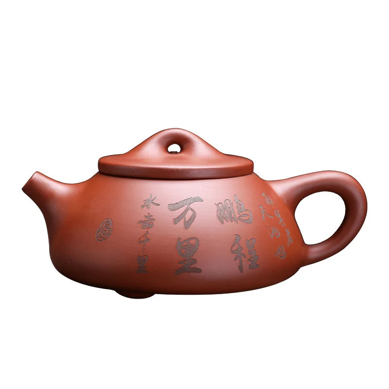 Purple Clay Pot Raw Ore Purple Clay Pot Kung Fu TeaPot Purple Clay Tea Set Handmade Purple Clay Tea Pots Ceramic Clay Pots Puer