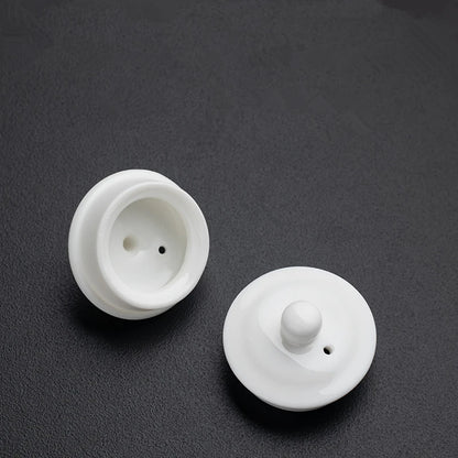 Purple Clay Single Teapot Lid Ceramic Round Tea Kettle Lid Accessories