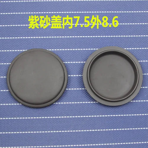 Purple Clay Single Teapot Lid Ceramic Round Tea Kettle Lid Accessories