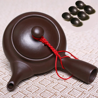 Purple Clay Teapot Handmade Tea Set Pot Chinese Kung Fu Tea Pot Kettle Teapot Zisha Ceramic Pottery China Tea Set Pitcher