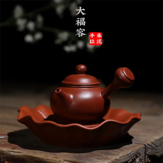 Purple Clay Teapot Handmade Tea Set Pot Chinese Kung Fu Tea Pot Kettle Teapot big FUrong Ceramic Pottery China Tea Set Pitcher