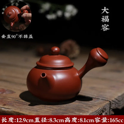 Purple Clay Teapot Handmade Tea Set Pot Chinese Kung Fu Tea Pot Kettle Teapot big FUrong Ceramic Pottery China Tea Set Pitcher