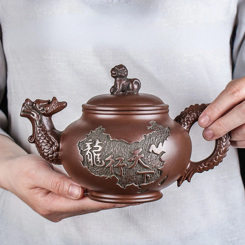 Purple Clay Teapot Large Capacity Teapot Single Pot  Teapot Household Kungfu Tea Set