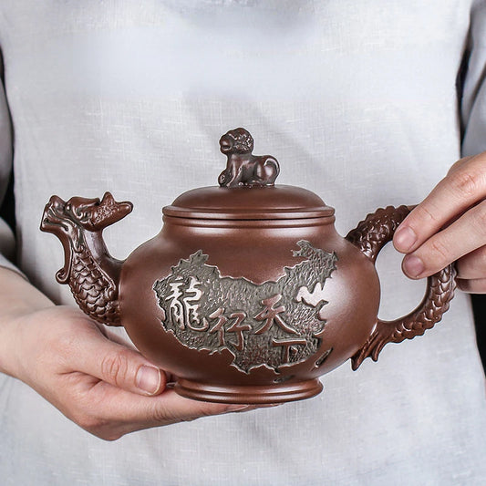 Purple Clay Teapot Large Capacity Teapot Single Pot  Teapot Household Kungfu Tea Set