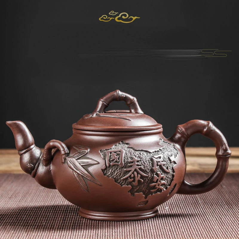 Purple Clay Teapot Large Capacity Teapot Single Pot  Teapot Household Kungfu Tea Set