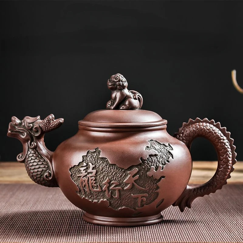 Purple Clay Teapot Large Capacity Teapot Single Pot  Teapot Household Kungfu Tea Set