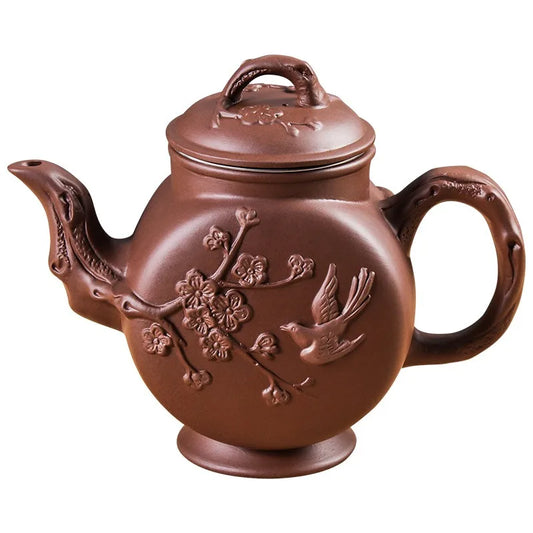 Purple Clay Teapot Large Capacity Teapot Single Pot with Built-in Stainless Steel Filter Teapot Household Kungfu Tea Set