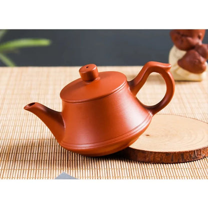 Purple Clay Teapot Machine-made Xishi Tea Pot Raw Ore Dahongpao Quality Teaware Oolong Pu're Tea Set Filter Kettle