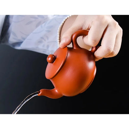Purple Clay Teapot Machine-made Xishi Tea Pot Raw Ore Dahongpao Quality Teaware Oolong Pu're Tea Set Filter Kettle