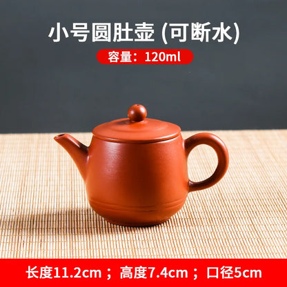 Purple Clay Teapot Machine-made Xishi Tea Pot Raw Ore Dahongpao Quality Teaware Oolong Pu're Tea Set Filter Kettle