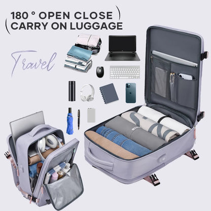 Purple Female Backpack Waterproof School Book Laptop Bag Fashion Women's Bags on Sale 2024 Travel Nylon Backpacks for University