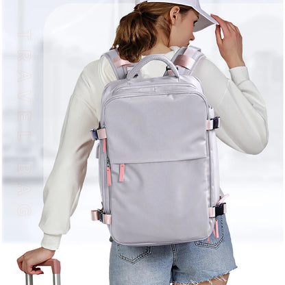 Purple Female Backpack Waterproof School Book Laptop Bag Fashion Women's Bags on Sale 2024 Travel Nylon Backpacks for University