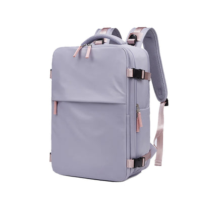 Purple Female Backpack Waterproof School Book Laptop Bag Fashion Women's Bags on Sale 2024 Travel Nylon Backpacks for University