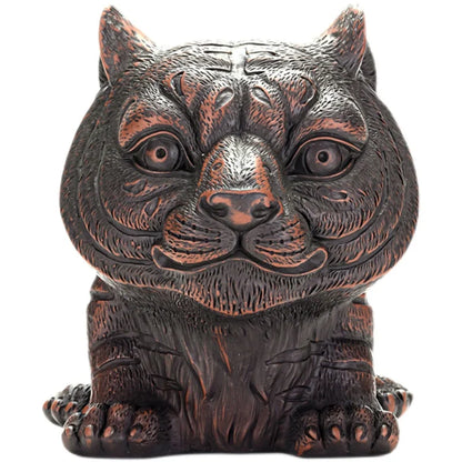 Purple Pottery Tea Pet Ornament Tiger Carving Decoration Tea Play Zen Tea Table Tea Tray Tea Ceremony Accessories