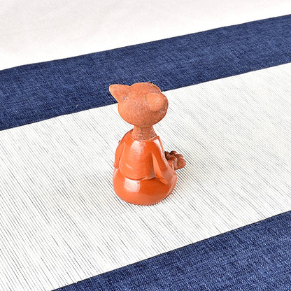 Purple Sand Cat Fairy Fine Tea Carve Decoration Raw Ore Famous Li Changtao Handmade Supportable Tea Tray Utensils Zen Animal
