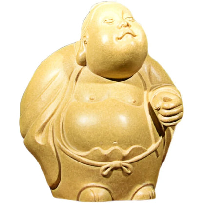 Purple Sand Figure Tea Ornaments Sculpture Taiyi Real Person Funny creative Incense holder Famous Li Changtao Handmade Ornaments