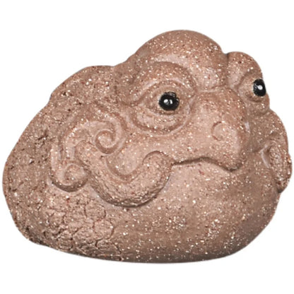 Purple Sand Golden Toad Lucky Toad Raw Ore Handmade Supportable Tea Tray Utensils Chicken Toad
