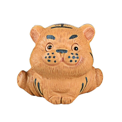 Purple Sand Tiger Fat Tiger The Adorable Little Tiger Tea Pet Cartoon Cute Creative Supportable Tea tray utensils Zodiac Tiger