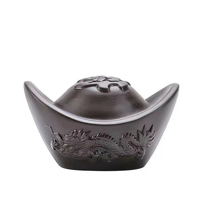 Purple Sand -Xianglong Yuan bao- Tea set decorative ornaments ,Tea lid holder, Home Room,Office Decoration Accessories