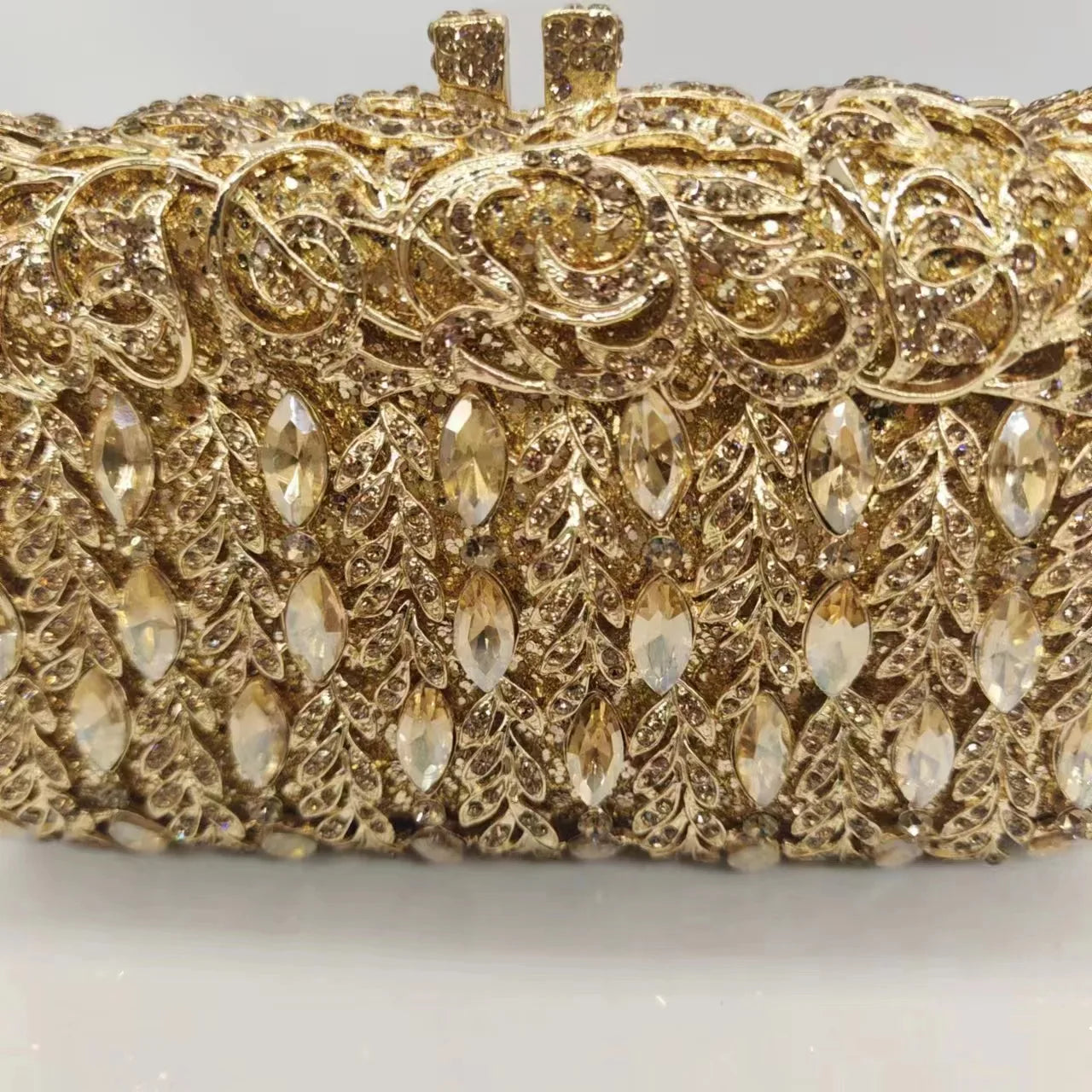 Purple Sliver Gold Diamond Fashion Women Handbags Design Ladies Wedding Party Birthday Gift Clutch Purse Best Qulity Money Bags