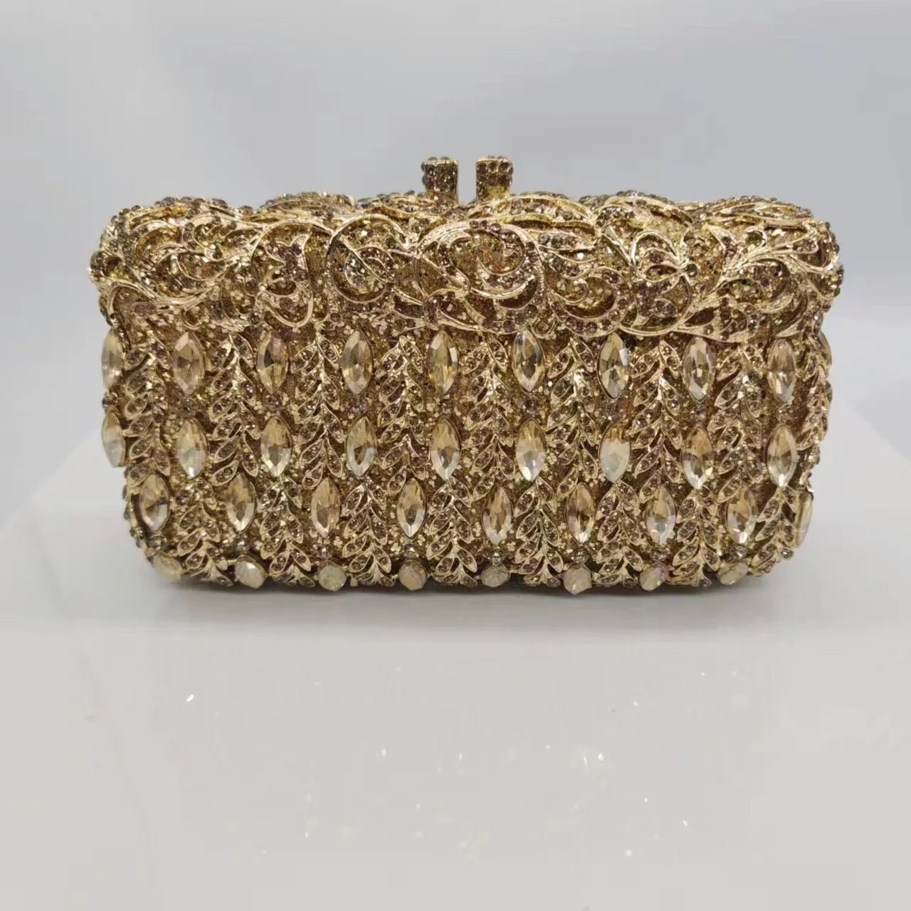 Purple Sliver Gold Diamond Fashion Women Handbags Design Ladies Wedding Party Birthday Gift Clutch Purse Best Qulity Money Bags