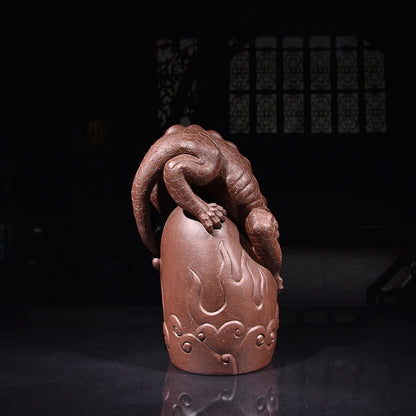 Purplue Sand Tea Pet Decoration Boutique Supportable Handmade KIRIN Tea Ceremony Tea Tray Ornaments Accessories