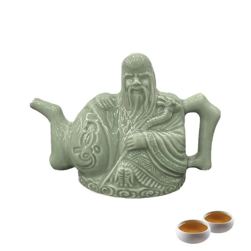 Purpose Tea Chinese Ceramics Trick Pot Assassin Teapot Container Drinking Dual Wine Teapot Layered Coffee Coffee Handmade