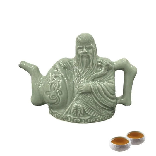 Purpose Tea Chinese Ceramics Trick Pot Assassin Teapot Container Drinking Dual Wine Teapot Layered Coffee Coffee Handmade