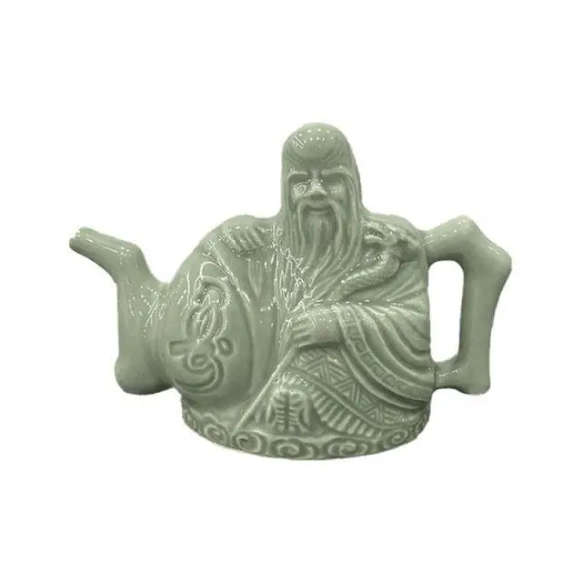 Purpose Tea Chinese Ceramics Trick Pot Assassin Teapot Container Drinking Dual Wine Teapot Layered Coffee Coffee Handmade