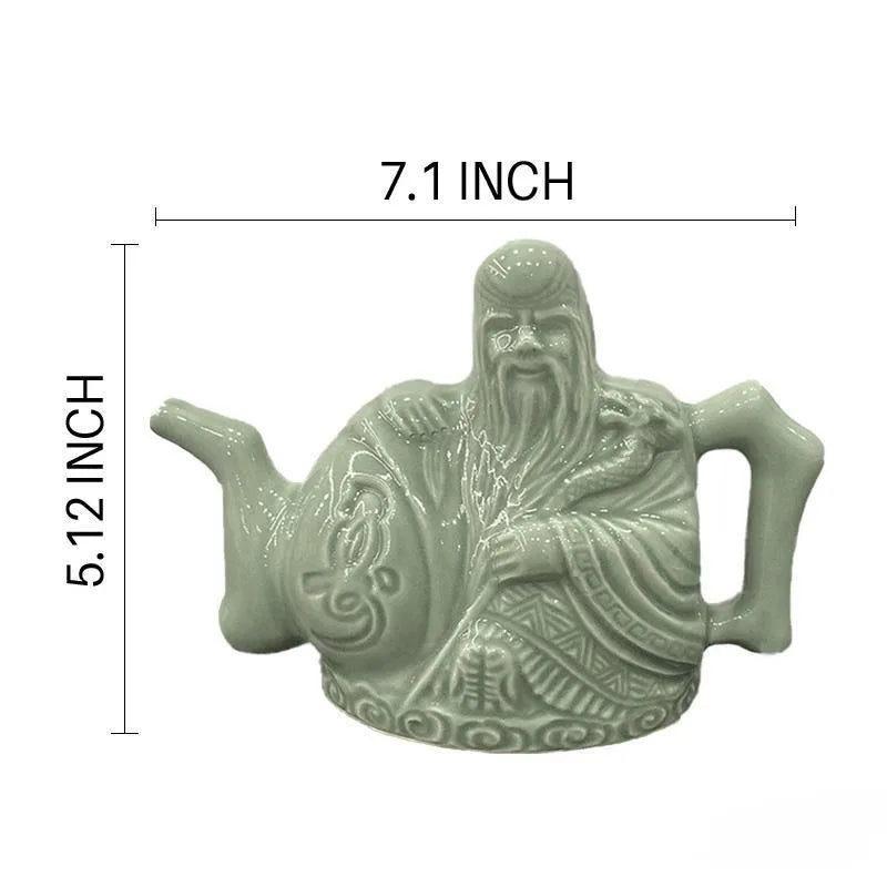 Purpose Tea Chinese Ceramics Trick Pot Assassin Teapot Container Drinking Dual Wine Teapot Layered Coffee Coffee Handmade
