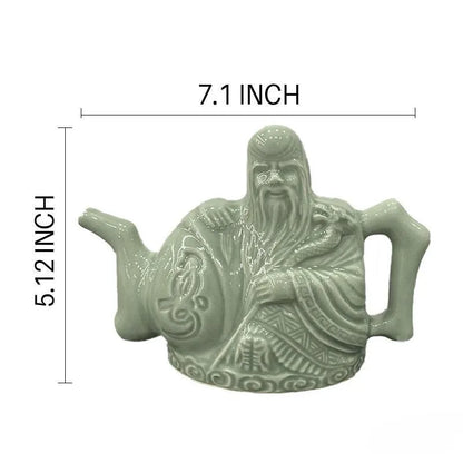 Purpose Tea Chinese Ceramics Trick Pot Assassin Teapot Container Drinking Dual Wine Teapot Layered Coffee Coffee Handmade