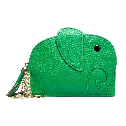 Purse Genuine Leather Elephant Mini Creative Cute Coin Bag