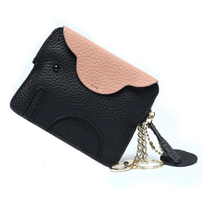 Purse Genuine Leather Elephant Mini Creative Cute Coin Bag