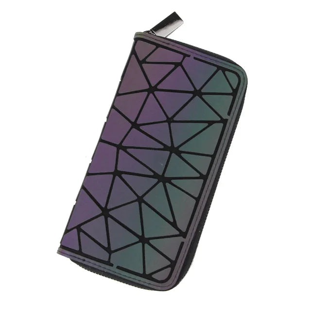 Purse Geometric Wallet Women Long women's Long Clutch Wallets Money Bag Wallet zipper Ladies Card Holder carteira portfel