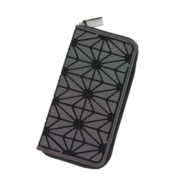 Purse Geometric Wallet Women Long women's Long Clutch Wallets Money Bag Wallet zipper Ladies Card Holder carteira portfel