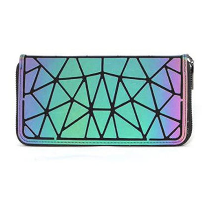 Purse Geometric Wallet Women Long women's Long Clutch Wallets Money Bag Wallet zipper Ladies Card Holder carteira portfel