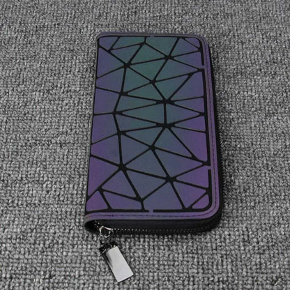 Purse Geometric Wallet Women Long women's Long Clutch Wallets Money Bag Wallet zipper Ladies Card Holder carteira portfel