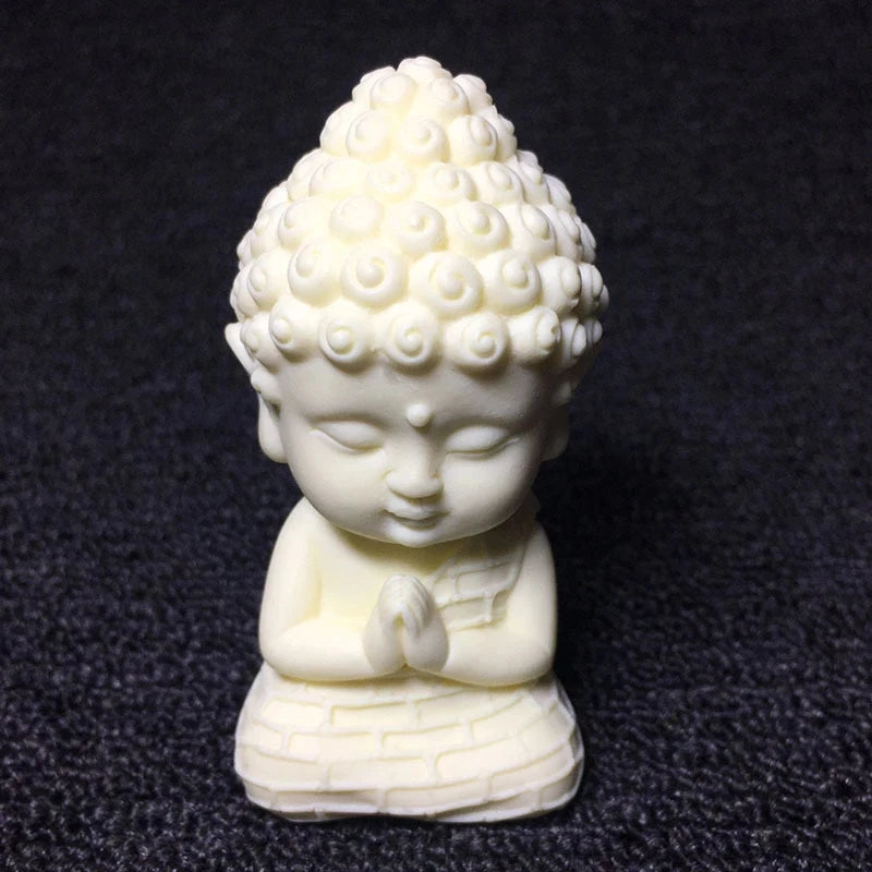 Q Version Tathagata Buddha Carved Buddha Statue Cute character model Home desktop decoration accessories Gift statue