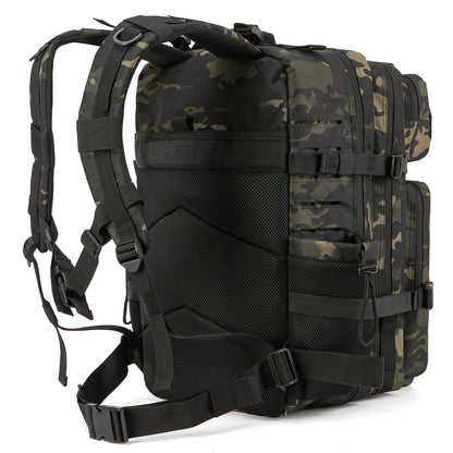 QT&QY 25L/45L Tactical Backpack for Women/men survival Laser Cut Molle Daypack School Bag Gym EDC Rucksack with Dual Cup Holder