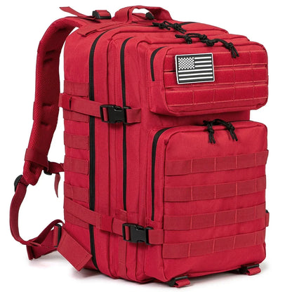 QT&QY Outdoor Tactical Backpacks 45L Large Capacity Man 3 Days Molle Assault Bags For Outdoor Trekking Camping Backpack