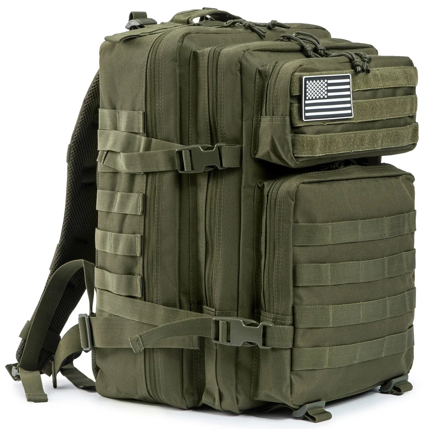 QT&QY Outdoor Tactical Backpacks 45L Large Capacity Man 3 Days Molle Assault Bags For Outdoor Trekking Camping Backpack