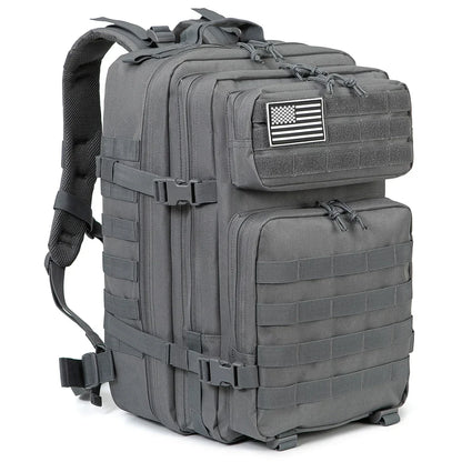 QT&QY Outdoor Tactical Backpacks 45L Large Capacity Man 3 Days Molle Assault Bags For Outdoor Trekking Camping Backpack