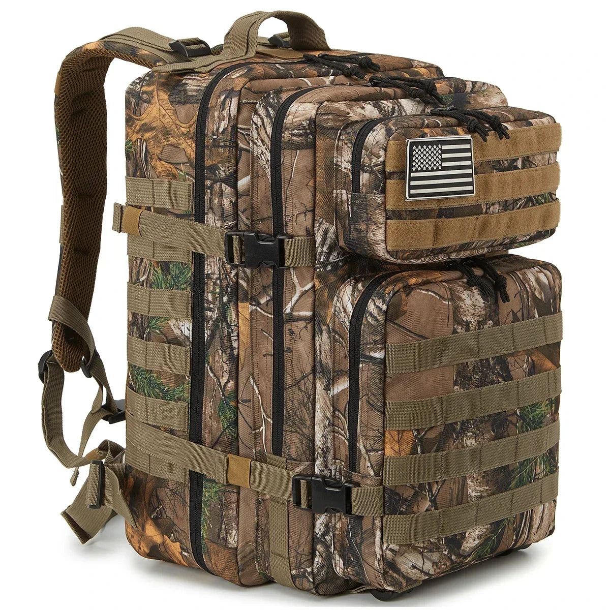 QT&QY Outdoor Tactical Backpacks 45L Large Capacity Man 3 Days Molle Assault Bags For Outdoor Trekking Camping Backpack
