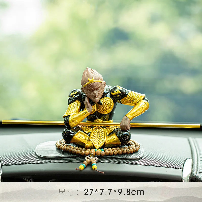 Qi Tian Da Sheng Sun Wukong Monkey Creative Car Decoration Dou Defeats Buddha Car Decoration Personalized Car Decoration