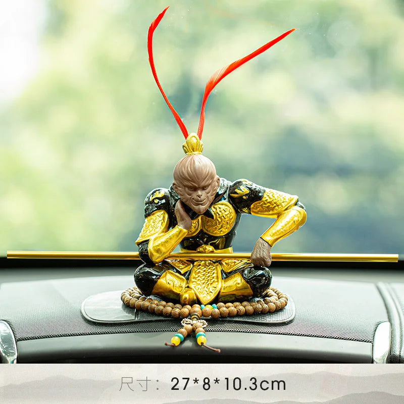 Qi Tian Da Sheng Sun Wukong Monkey Creative Car Decoration Dou Defeats Buddha Car Decoration Personalized Car Decoration