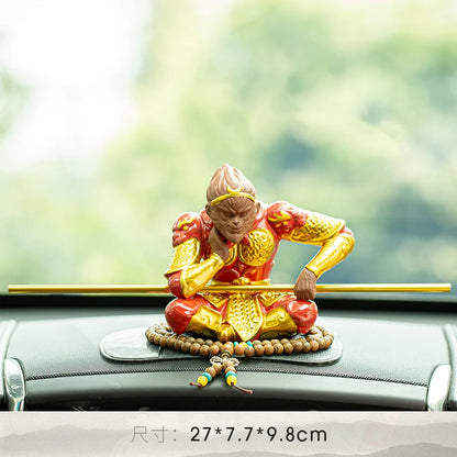 Qi Tian Da Sheng Sun Wukong Monkey Creative Car Decoration Dou Defeats Buddha Car Decoration Personalized Car Decoration