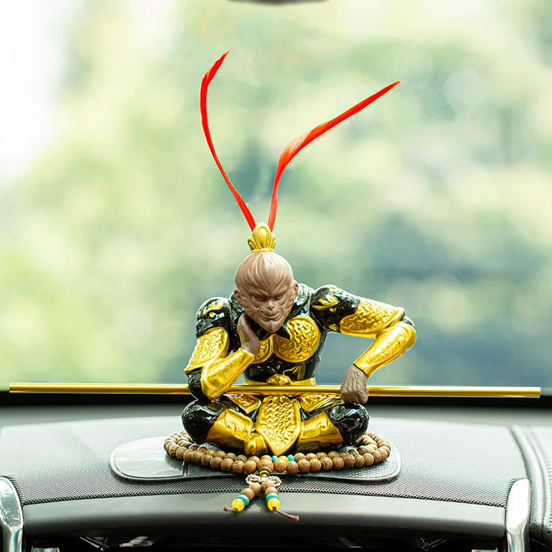 Qi Tian Da Sheng Sun Wukong Monkey Creative Car Decoration Dou Defeats Buddha Car Decoration Personalized Car Decoration